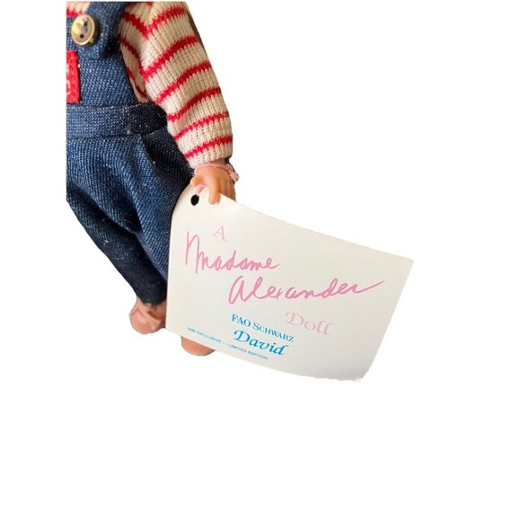 Madame Alexander 8" FAO Schwarz  DIANA & DAVID Pair w/ Wagon, 1989 - Picture 5 of 6